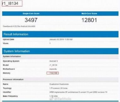 xperia xz40geekbench